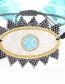 Fashion Blue Suit Braided Bracelet Eyes
