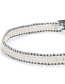 Fashion Silver + White Suit Woven Bracelet Rice Beads Eyes