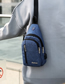 Fashion Navy Shoulder Slung Nylon Chest Bag
