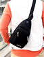 Fashion Gray Shoulder Slung Nylon Chest Bag