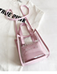 Fashion Pink Transparent Diagonal Single Shoulder Jelly Child Handbag