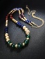 Fashion Color Geometric Bead Necklace