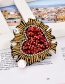 Fashion Red Alloy Diamond Beads Beads Sequins Love Pearl Hairpin