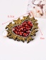 Fashion Red Alloy Diamond Beads Beads Sequins Love Pearl Hairpin