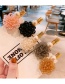 Fashion Khaki Crystal Beaded Bangs Hair Hair Clip