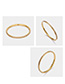 Fashion White Stainless Steel Inlay Zircon Ring