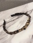 Fashion Khaki Leopard Knotted Fine-edged Headband