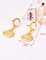 Fashion Gold Pearl Small Shell Earrings