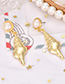 Fashion Gold Pearl Ice Cream Earrings