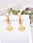 Fashion Gold Pearl Crab Claw Shell Earrings