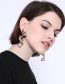 Fashion Color Drip Oil Snake Stud Earrings