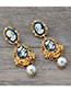 Fashion Gold Beauty Avatar Earrings