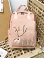 Fashion Pink Deer Backpack