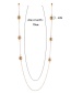 Fashion Gold Portrait Alloy One-piece Necklace Earrings