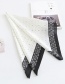 Fashion White Dotted Color Printed Silk Scarf