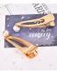 Fashion Champagne Alloy Pearl Hairpin
