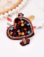 Fashion Red Alloy Resin Rhinestone Sequins Love Hairpin