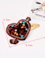 Fashion Red Alloy Resin Rhinestone Sequins Love Hairpin