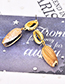 Fashion Gold Alloy Crab Claw Shell Earrings