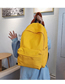 Fashion Yellow Waterproof Backpack
