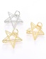 Fashion Rose Gold Pearl Hollow Five-pointed Star Grab