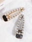 Fashion Oval Round Pearl Hairpin