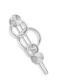 Fashion Silver Alloy Geometry Ring Hair Clip