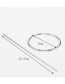 Fashion Gold Alloy Geometry Half-breasted Hairpin