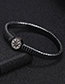 Fashion Silver + Rose Gold Tai Chi Beaded Bracelet