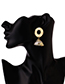 Fashion Gold Natural Conch Earrings