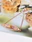 Fashion Silver Copper Inlay Zircon Geometric Bracelet