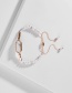Fashion White Alloy Natural Stone Beads Adjustable Bracelet