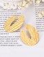 Fashion Gold Alloy Geometric Earrings