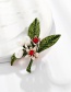 Fashion Color Alloy Dripping Pearl Flower Brooch