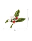 Fashion Color Alloy Dripping Pearl Flower Brooch