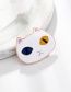 Fashion Color Alloy Dripping Cat Brooch