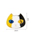 Fashion Color Alloy Dripping Cat Brooch