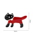 Fashion White Alloy Dripping Cat Brooch