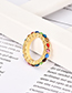 Fashion Light Color Alloy Diamond Ring