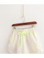 Fashion Light Yellow Tie Tie Dyed A Shorts