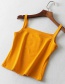 Fashion Orange One-neck Sling Vest