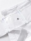Fashion White Detachable Bag A Shorts