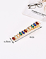 Fashion Color Alloy Water Droplets Drill Hair Clip