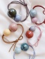 Fashion Light Blue + Pink Purple Contrast Color Ball Rope