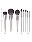 Fashion Gray 8 - Cone - Rabbit Gray - Microcrystalline + Stereo Package - Black Makeup Brush