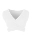 Fashion Armygreen Sleeveless Strapless Navel Vest