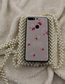Fashion White Pearl Plum Beaded Mobile Phone Bag
