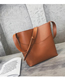 Fashion Brown Single Shoulder Mother Shoulder Bag