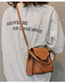 Fashion Light Brown Portable Diagonal Shoulder Bag