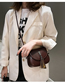 Fashion Dark Brown Fringed Shoulder Bag Messenger Bag